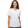 Adidas Women's White Blended T-Shirt