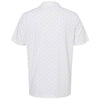 adidas Men's White/Grey Three Pine Tree Polo
