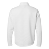 Adidas Men's Core White Spacer Quarter-Zip Pullover