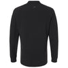 Adidas Men's Black Henley Long Sleeve Tee
