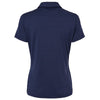 Adidas Women's Dark Blue Textured Stripe Polo