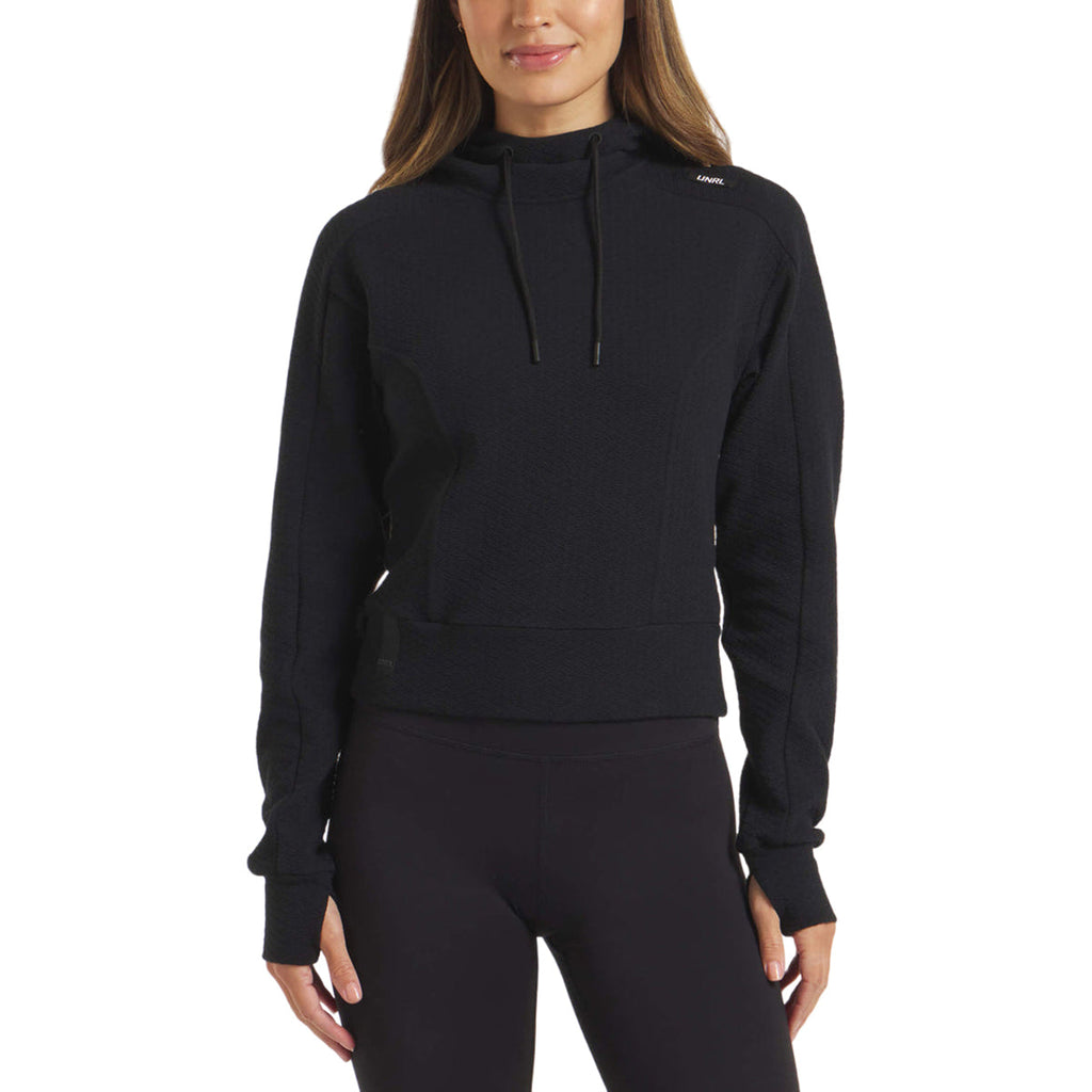 UNRL Women's Black Elevation Hoodie