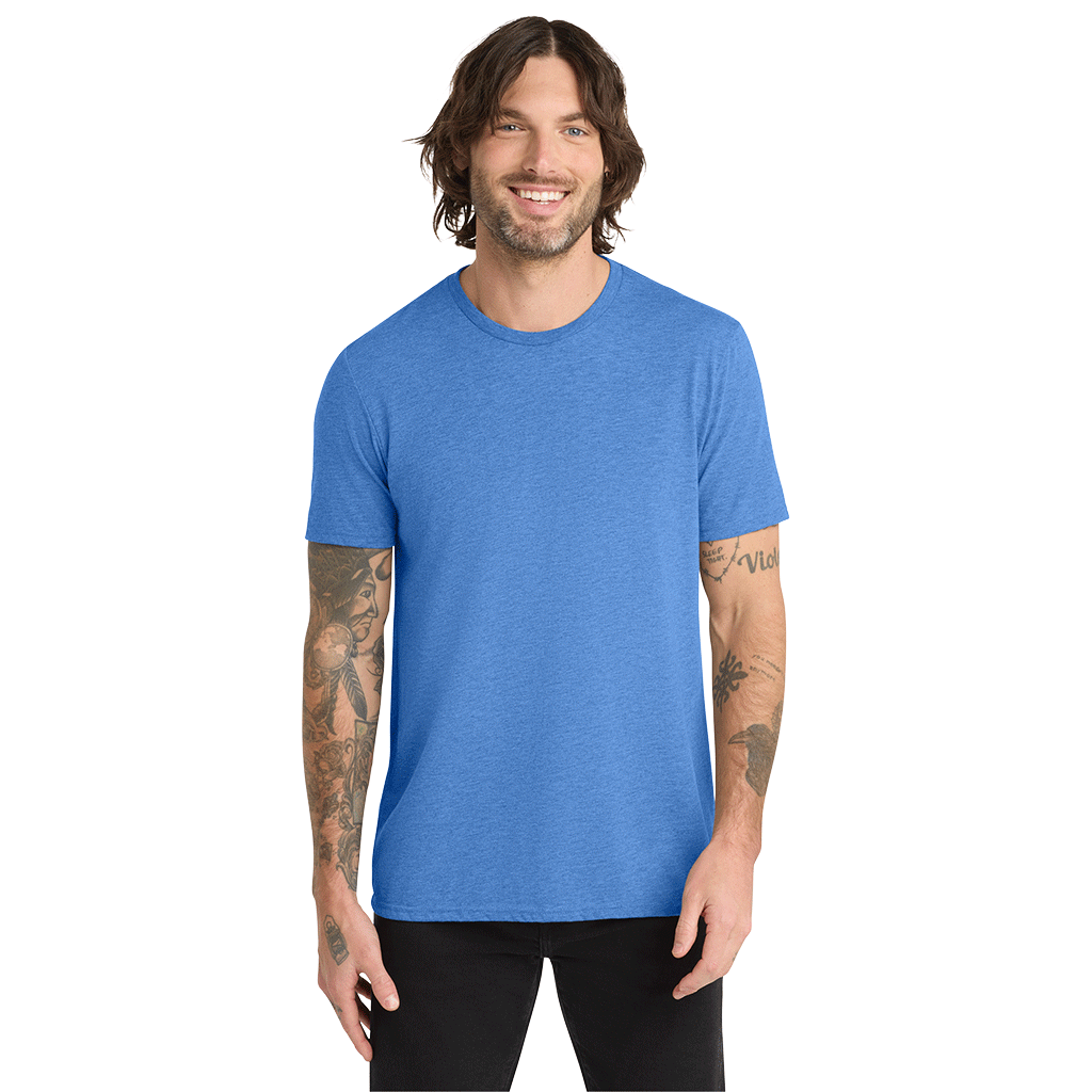 Allmade Unisex Azure Blue Tri-Blend Tee
