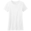 Allmade Women's Bright White Tri-Blend Tee
