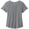 Allmade Women's Aluminum Grey Relaxed Tri-Blend Scoop Neck Tee