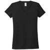 Allmade Women's Deep Black Tri-Blend V-Neck Tee