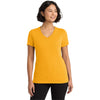 Allmade Women's Orange You Fancy Tri-Blend V-Neck Tee