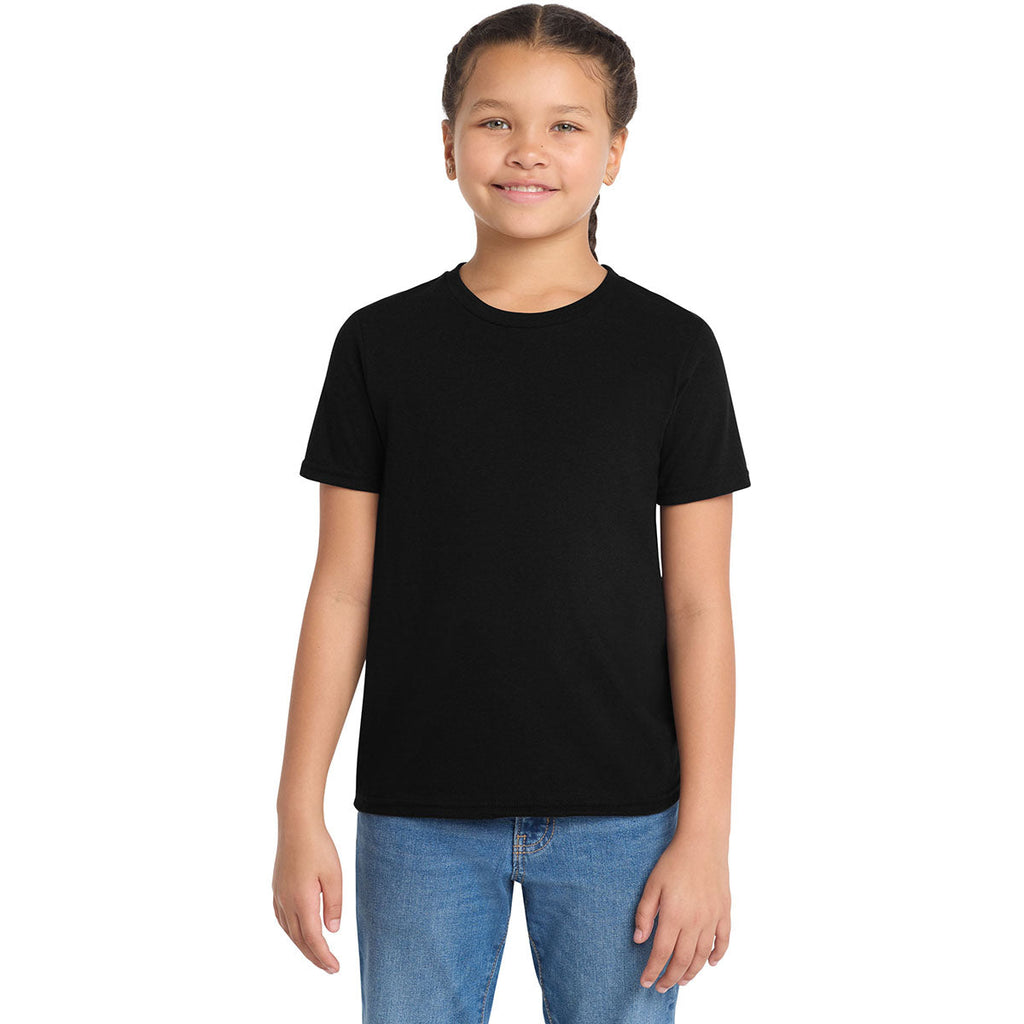 Allmade Youth Deep Black Tri-Blend Tee