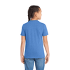 Allmade Youth Azure Blue Tri-Blend Tee