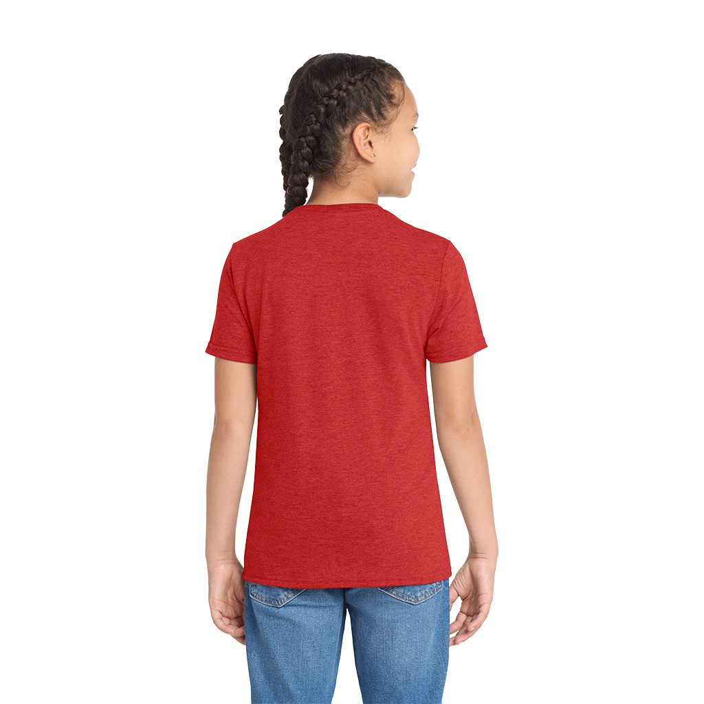 Allmade Youth Rise Up Red Tri-Blend Tee
