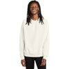 Allmade Unisex White Sand Organic CVC Fleece Crewneck Sweatshirt