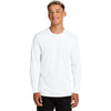 Allmade Unisex Bright White Long Sleeve Organic Cotton Tee