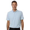 Adidas Men's Crystal Sky Ultimate365 Micro Print Polo - Limited Edition
