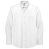 Brooks Brothers Men's White Wrinkle-Free Stretch Pinpoint Shirt