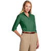 Brooks Brothers Women's Club Green Wrinkle-Free Stretch Nailhead Shirt