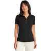 Brooks Brothers Women's Deep Black Pima Cotton Pique Polo