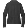 Brooks Brothers Women's Windsor Grey Heather Mid-Layer Stretch Button Jacket