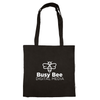 Primeline Black Basic Cotton Tote Bag