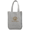 Beacon Heathered Grey-Brown Quetico 10oz Cotton & Jute Fashion Tote