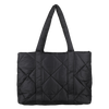Beacon Black Quilted Puffer Nylon Tote