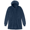 Port Authority River Blue Navy Plush Poncho