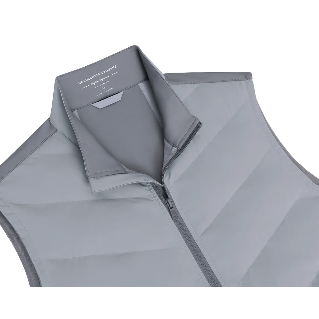 Holderness & Bourne Men's Gray Benton Vest