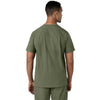 Carhartt Men's Olive Four-Pocket Modern Fit V-Neck Top