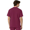 Carhartt Men's Wine Three-Pocket Henley Top