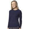 Carhartt Women's Navy Modern Fit Long Sleeve Tee