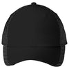 Port Authority Black/White Two-Color Mesh Back Cap