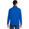 Core 365 Men's True Royal/Carbon Market Snag Protect Mesh Colorblock Quarter-Zip Pullover