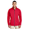 Core 365 Men's Classic Red Techno Lite Three-Layer Knit Tech Shell