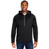 Core 365 Unisex Black Techno Lite Pullover Anorak