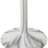 Snowfox White 8 oz. Double Wall Steel Stemmed Martini Glass