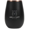 Snowfox Black 12 oz. Vacuum Insulated Grand Pinot Wine Glass