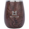 Snowfox Brown 12 oz. Vacuum Insulated Grand Pinot Wine Glass