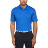 Callaway Men's Lapis Blue All Over Stitched Chevron Polo
