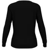 Callaway Women's Black Ink Merino Wool Blend V-Neck Sweater