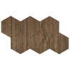 Woodchuck USA Mahogany Wood Puzzle Coaster Set