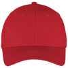 Port & Company True Red Six-Panel Twill Cap
