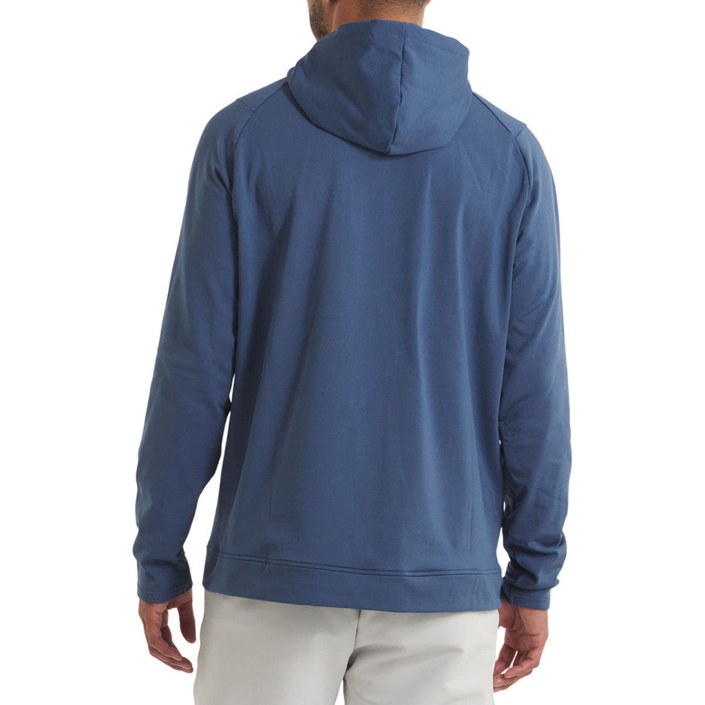 UNRL Unisex Cavern Blue Crossover Hoodie II
