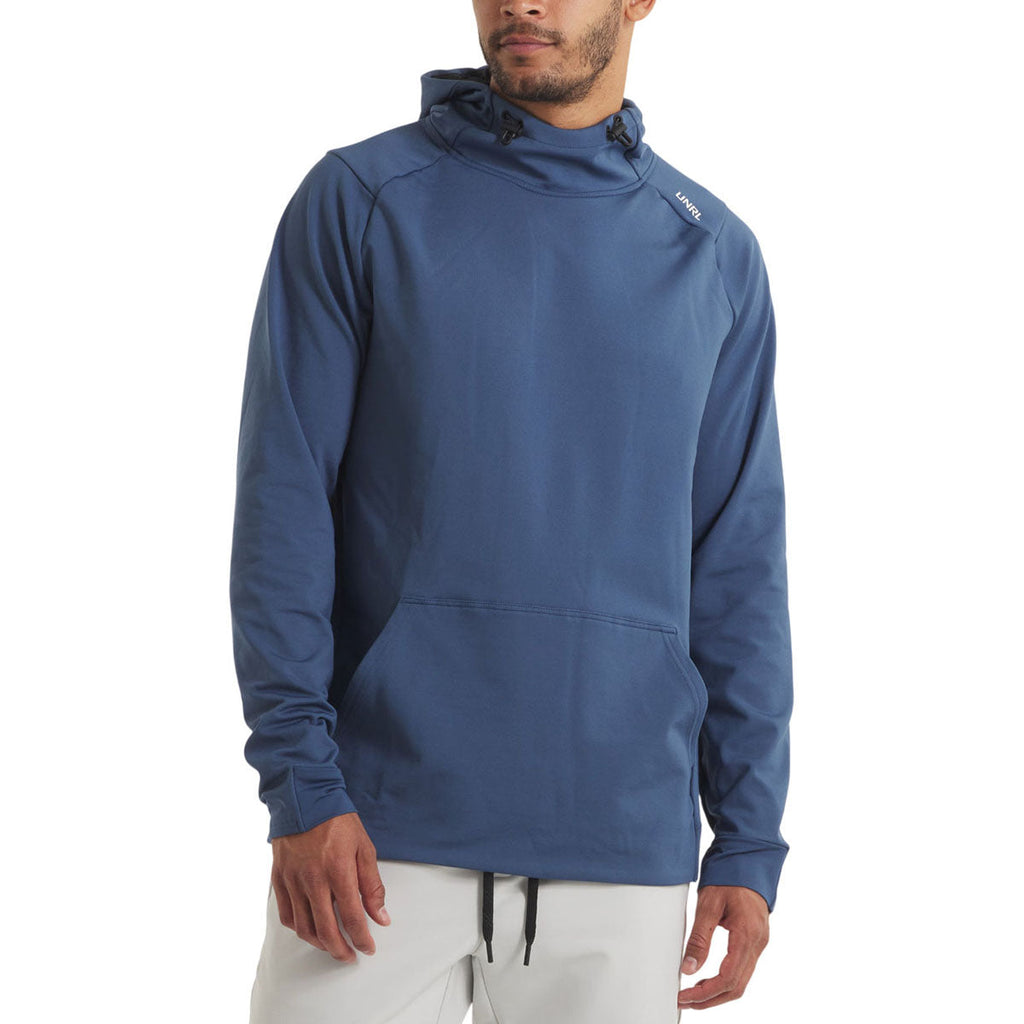 UNRL Unisex Cavern Blue Crossover Hoodie II