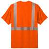 CornerStone Unisex Safety Orange ANSI 107 Class 2 Segmented Tape Tee