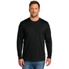 CornerStone Men's Black Workwear Pro Long Sleeve Pocket Tee