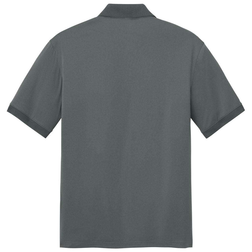 CornerStone Men's Metal Grey Workwear Pro Polo
