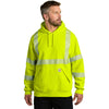 Carhartt Unisex Brite Lime ANSI 107 Class 3 Hooded Sweatshirt