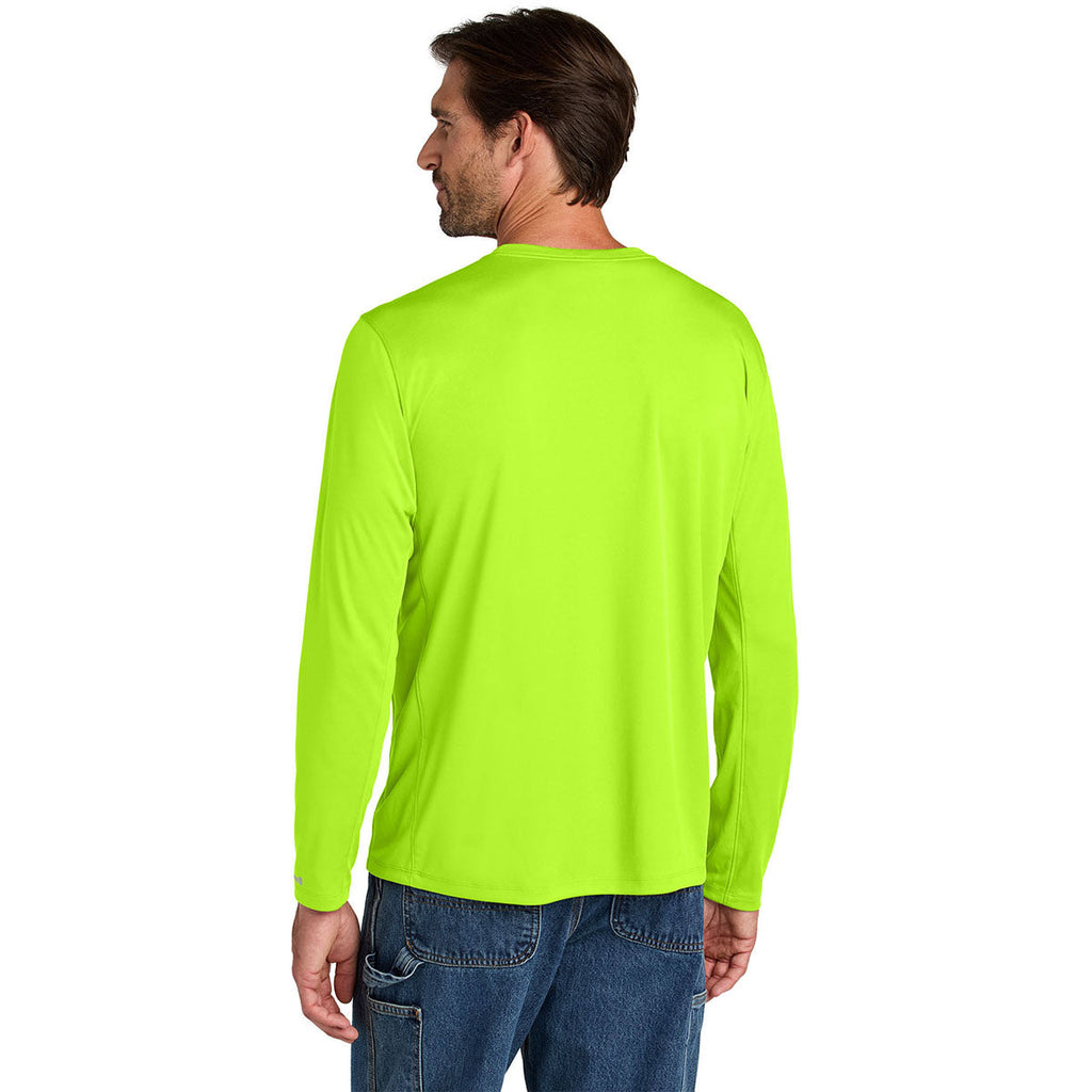 Carhartt Men's Brite Lime Force Sun Defender Long Sleeve T-Shirt