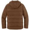 Carhartt Men's Red Duck Brown Montana Insulated Hooded Jacket