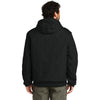 Carhartt Men's Black Tall Quilted-Flannel-Lined Duck Active Jacket