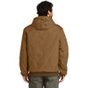 Carhartt Men's Carhartt Brown Tall Quilted-Flannel-Lined Duck Active Jacket